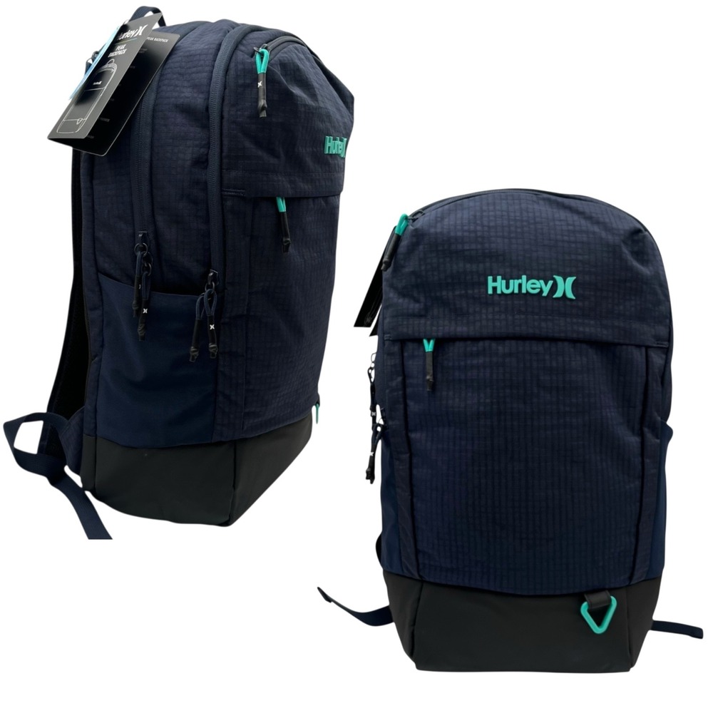 Hurley Mens One and Only Classic Backpack Obsidian Blue Fits 15" Laptop Padded